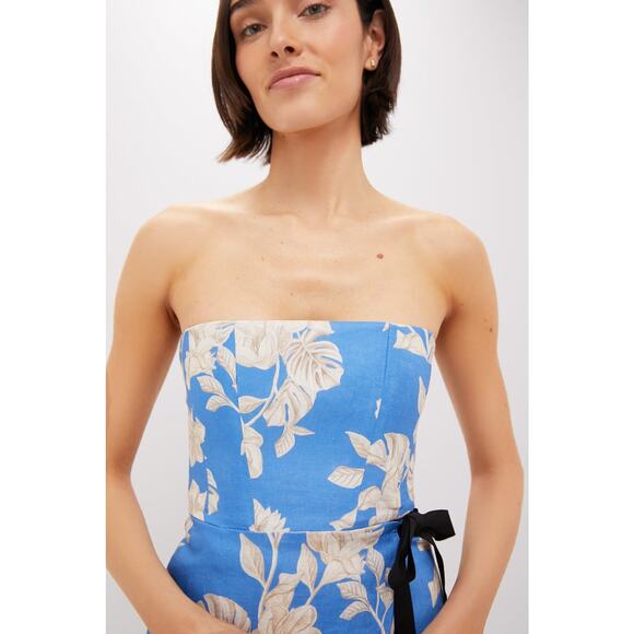 AGUA BY AGUA BENDITA Cinefila Madera Maxi Dress NWT S Retail $980 - Picture 5 of 7